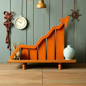 ações de artesanato vintage