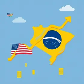 competitividade Brasil EUA