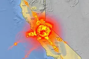 terremoto na Califórnia
