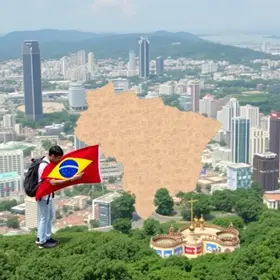 gastos de turistas estrangeiros no Brasil