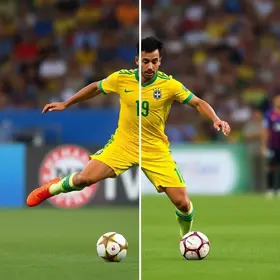 jogador da Seleção Brasileira comparado a Adriano Imperador