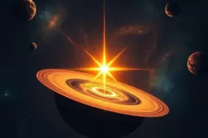 estrela que engoliu um planeta