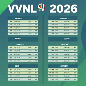 VNL masculina 2026
