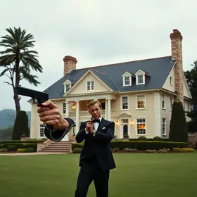cenário de James Bond