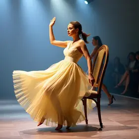 dança das cadeiras da moda internacional
