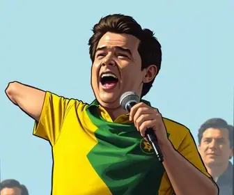 Ratinho Jr. apoio Flávio Bolsonaro